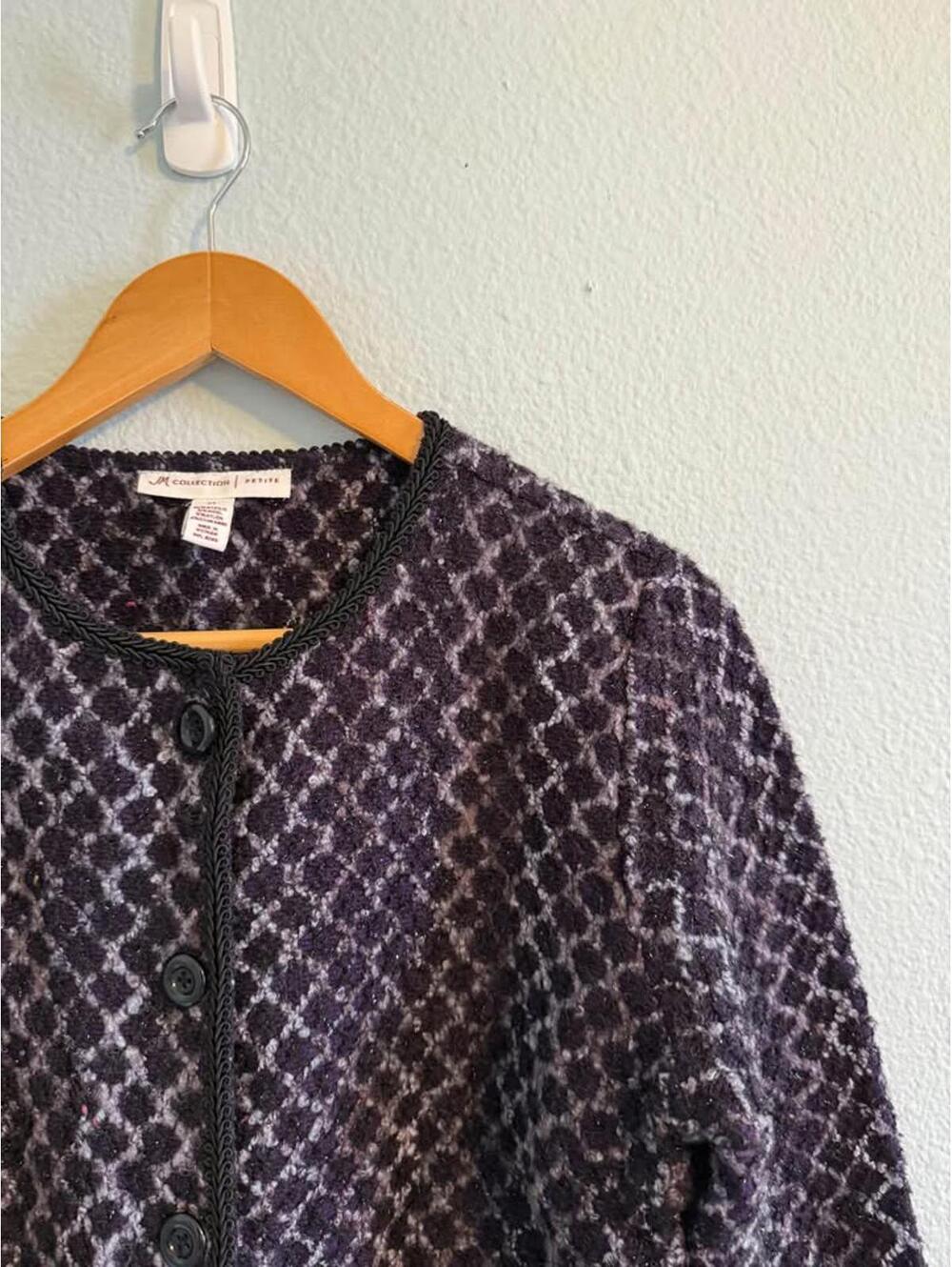 Women’s J McLaughlin Textured Jacket Sz Medium